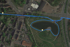 GPS test: RugGear RG655 – Pedalata intorno al lago