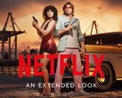 Banner relativo all’anteprima estesa di GTA 6 su Netflix con Lucia e Jason