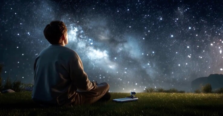 La fotocamera del Robot Phone può anche seguire le stelle per scattare foto nitide a lunga esposizione