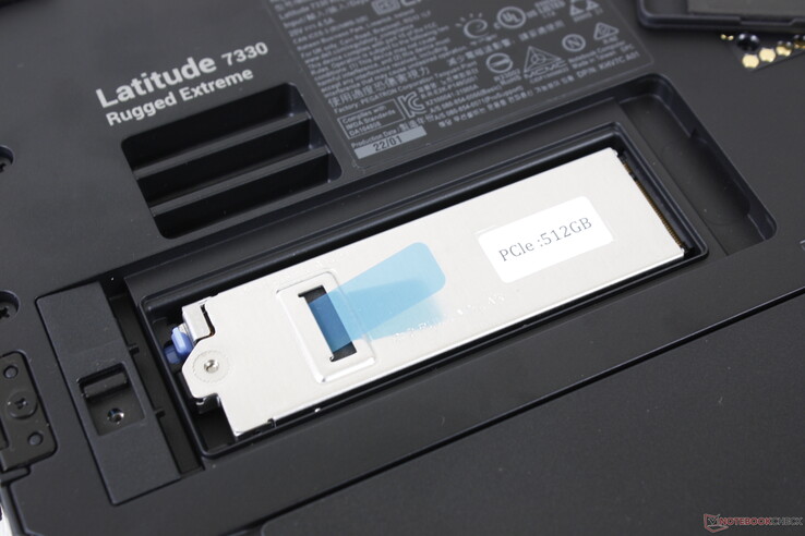 Il singolo alloggiamento M.2 PCIe4 x4 è dietro uno sportello fissato da una singola vite Philips facile da rimuovere