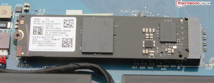 Un'unità SSD PCIe 4 funge da unità di sistema.