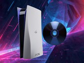 Rendering della console PS6 con il disco fisico del gioco