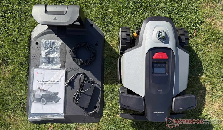 Cosa è incluso nella confezione del Roborock RockMow Z120 LiDAR