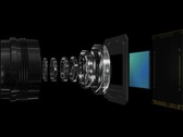 Un rendering di una configurazione di fotocamera con un sensore Lytia di Sony (Fonte: Sony)