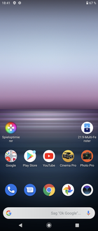 Software del Sony Xperia 1 II