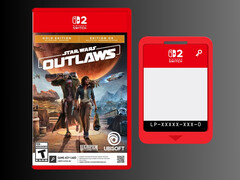 Scheda chiave di gioco Star Wars Outlaws Switch 2 (Fonte: Best Buy, Nintendo of America)
