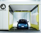 La Fiat 500e sarà la prima auto utilizzata in una prova di Stellantis della soluzione di scambio di batterie EV di Ample. (Fonte: Stellantis)