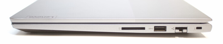 Lettore di schede SD; USB tipo A (3.2 Gen 1); RKJ45 (LAN); slot per lucchetto Kensington