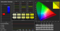 CalMAN - saturation sweeps (calibrato)