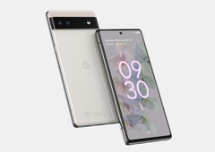 Renders trapelati del Pixel 6a. (Fonte: 91Mobiles X Onleaks)