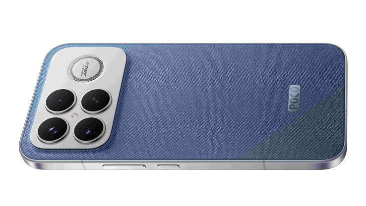 Il Poco F8 Ultra nella sua finitura Blue Denim. (Fonte immagine: via Sudhanshu Ambhore)