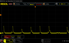 Sfarfallamento PWM (25 % di luminosità)