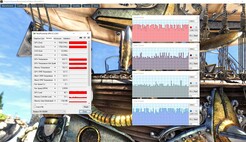 Informazioni di sistema durante un benchmark UNIGINE Heaven 4.0