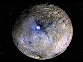 Una resa cromatica migliorata del pianeta nano Cerere (Fonte immagine: NASA, JPL-Caltech, UCLA, MPS, DLR e IDA)