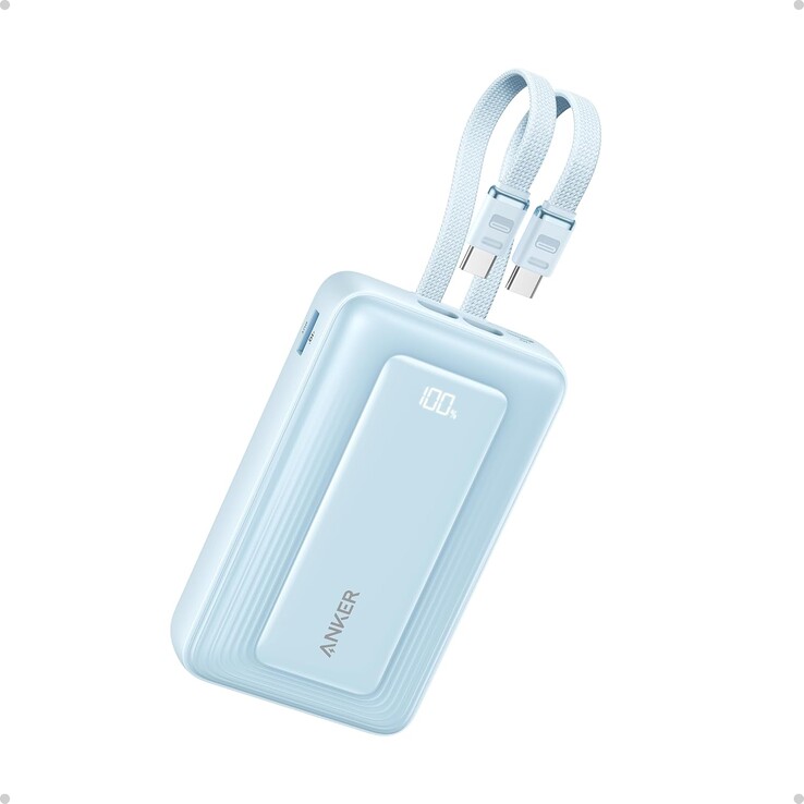 Anker Zolo Power Bank (20K, 45W, doppio cavo USB-C integrato). (Fonte: Anker)