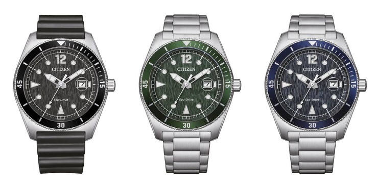 Da sinistra a destra: gli orologi Citizen AW1889-00E, AW1880-55X e AW1881-52L. (Fonte immagine: Citizen, a cura)
