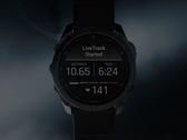 La pagina iniziale personalizzata collegata alla funzione Garmin LiveTrack (mostrata sopra su Fenix 8 Pro) è disponibile per più utenti. (Fonte: Garmin)