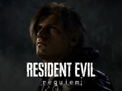 Leon Kennedy visto in uno striscione di Resident Evil Requiem
