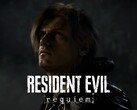 Leon Kennedy visto in uno striscione di Resident Evil Requiem