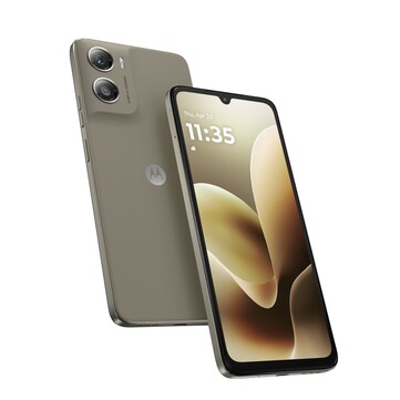 Il Moto G06 in Pantone Laurel Oak. (Fonte: Motorola)