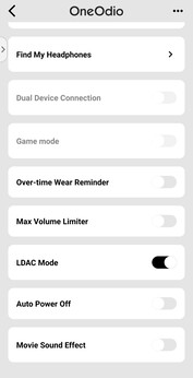 Una manciata di impostazioni e funzioni sono disponibili solo attraverso l'applicazione per smartphone. (Fonte: Notebookcheck)
