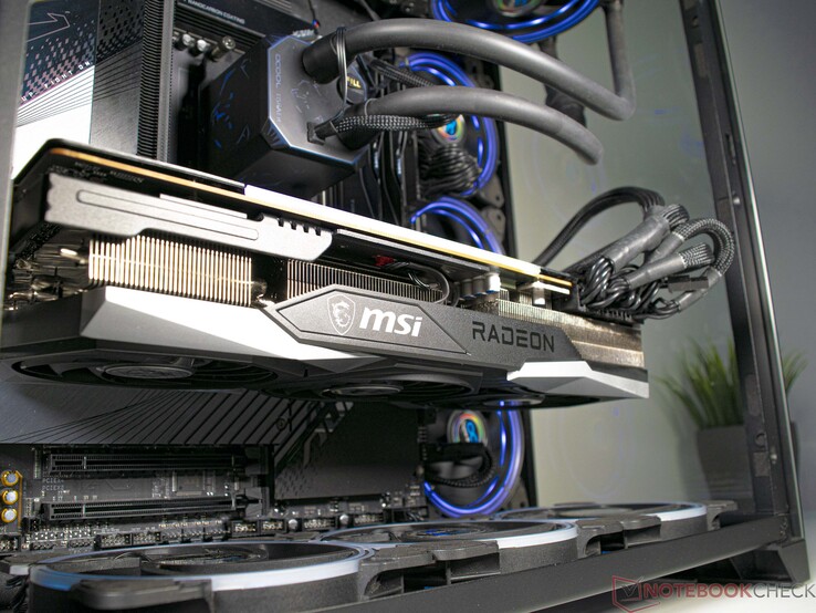 MSI Radeon RX 6950 XT Gaming X Trio 16G nel nostro sistema di test