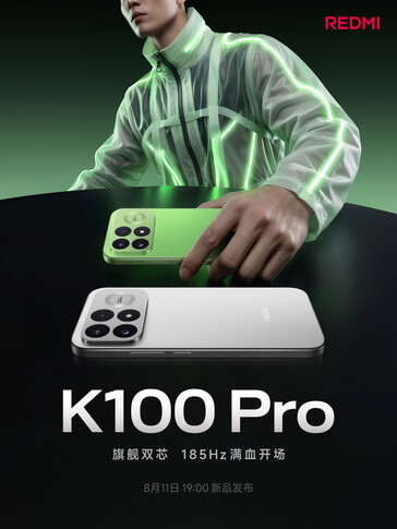 Caratteristiche principali del Redmi K100 Pro.