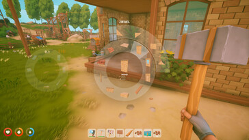 Nella foto: Uno screenshot del gameplay di Solarpunk.