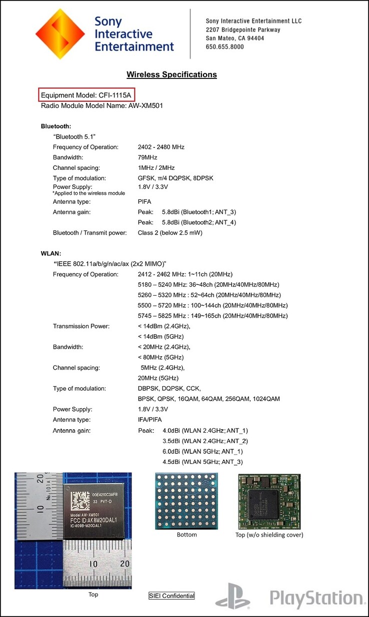 Numero di modello dell'attrezzatura "CFI-1115A". (Fonte immagine: gob.pe)