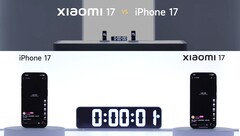 Lo Xiaomi 17 con 7.000 mAh affronta l&#039;iPhone 17 con 3.692 mAh e un power bank da 5.000 mAh (Fonte immagine: Xiaomi)