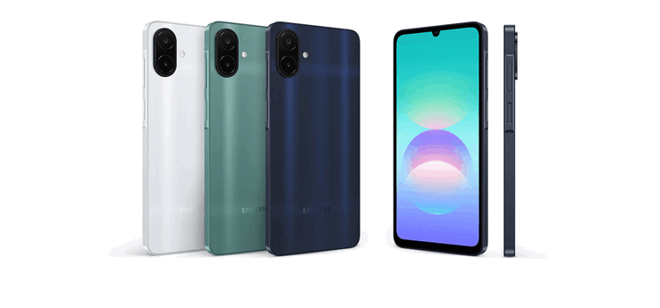 Il Samsung Galaxy A08 in vari colori