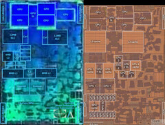 Apple aveva progetti ambiziosi per la GPU dell&#039;A16 Bionic, ma ha dovuto accantonarli all&#039;ultimo minuto. (Immagine: die shot dell&#039;A16 Bionic contro l&#039;A15 Bionic via Angstronomics)