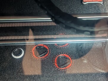 Ingranaggio fidget spinner a metà stampa.