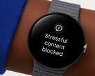 Rappresentazione artistica del monitoraggio dello stress su un Pixel Watch. (Fonte: Neume)