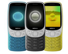 Il Nokia 3210 2024 è stato raffigurato finora in tre colori. (Fonte immagine: WinFuture & @rquandt)