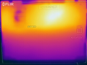 Temperature di superficie stress test (lato inferiore)