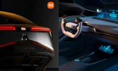 Alcuni rendering della &quot;Xiaomi Car&quot;. (Fonte: MyDrivers)