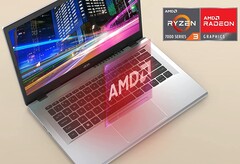 Uno dei pochi modelli Aspire 3 con processore AMD nel portafoglio di Acer (Fonte: Acer)