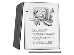 Un display più grande, un design più sottile, un processore più veloce e più memoria sono tra le caratteristiche del nuovo Kindle Scribe. (Fonte immagine: Amazon)