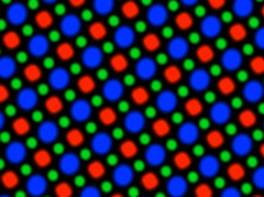 Con questa densità di pixel, uno schermo 2K misurerebbe solo 1 x 1 mm. (Fonte immagine: Wikimedia)