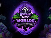 Un banner che annuncia il concorso di modding Hytale's New Worlds
