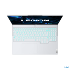 Lenovo Legion 5i Pro - Stingray White - Vista dall'alto. (Fonte immagine: Lenovo)