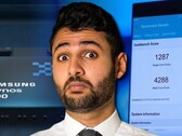 Il geniale Arun Maini è stato accidentalmente coinvolto in uno scandalo di punteggi su Geekbench. (Fonte immagine: Samsung/Mrwhosetheboss - modificato)