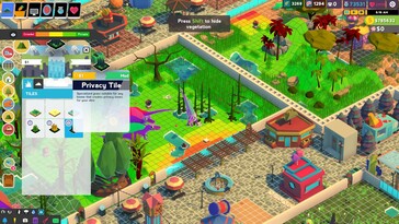 Nella foto: uno screenshot del gameplay di Parkasaurus.