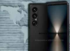I rendering di Xperia 1 VII trapelati di recente mostrano che Sony si è attenuta al design familiare della serie. (Fonte immagine: OnLeaks/XpertPick/Unsplash - modificato)