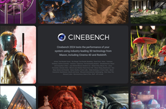 La nuova schermata di benvenuto presenta un'opera d'arte renderizzata con Redshift.