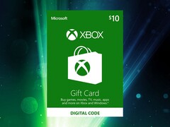 Viene mostrata la carta regalo Xbox (Fonte immagine: Amazon, Xbox Wire con modifiche)