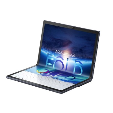 ZenBook Fold 7 OLED modalità compatta (immagine via Asus)