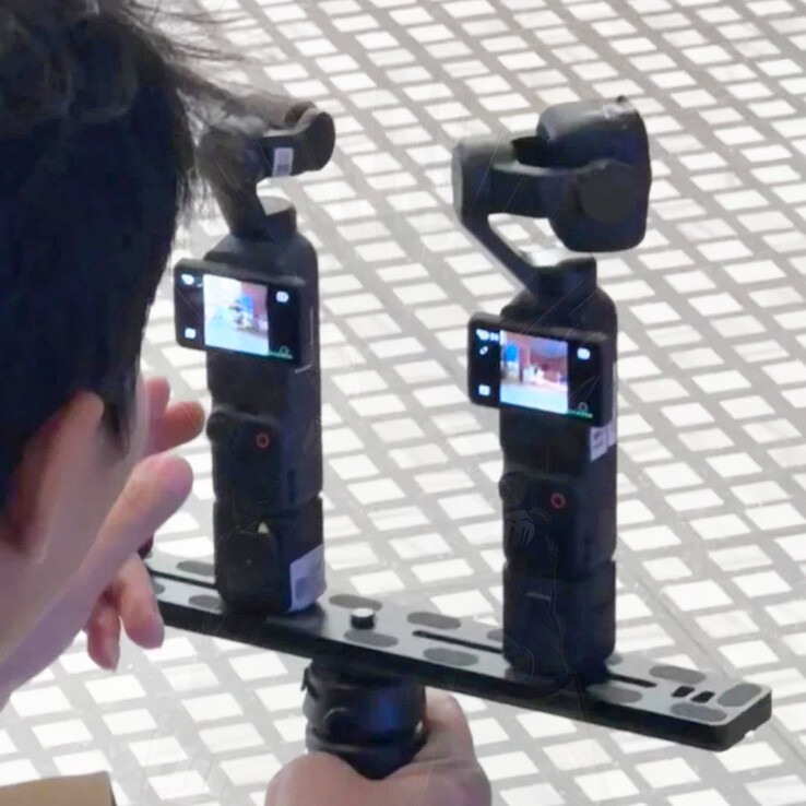 Le stesse due fotocamere Osmo Pocket inedite in fase di test pubblico. (Fonte immagine: via Igor Bogdanov)