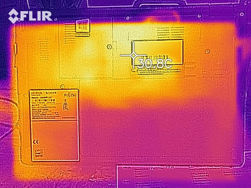 HSviluppo del calore in idle - lato inferiore